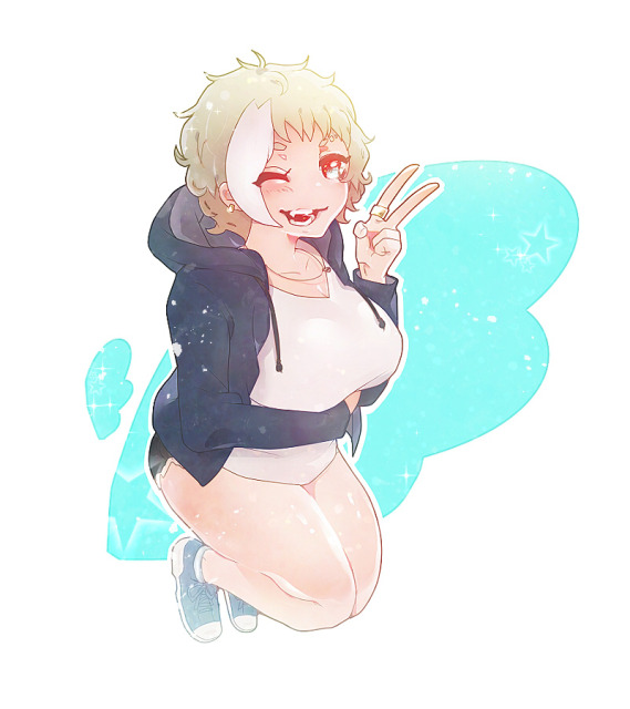 女の子/全身/簡単な背景