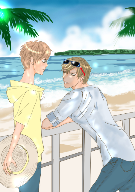 真夏のシーサイド