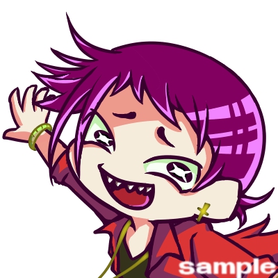 デフォルメイラスト(見本)