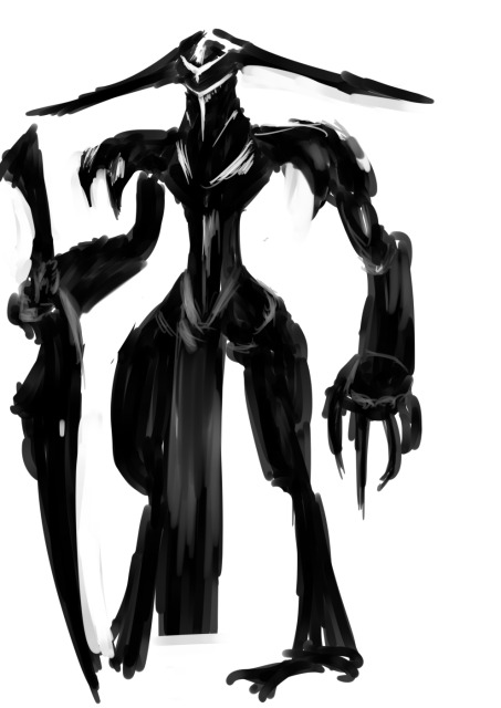 人外・モノクロラフサンプル