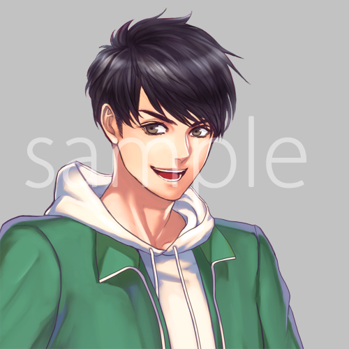 青年男性（サンプル）