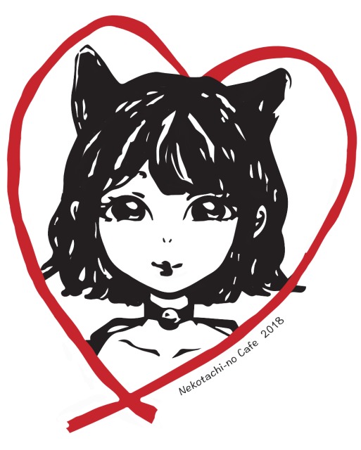 ネコムスメステッカー