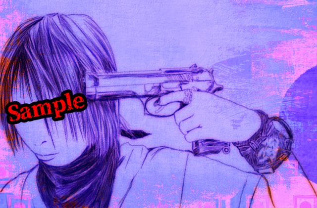 シャーペン画のサンプル