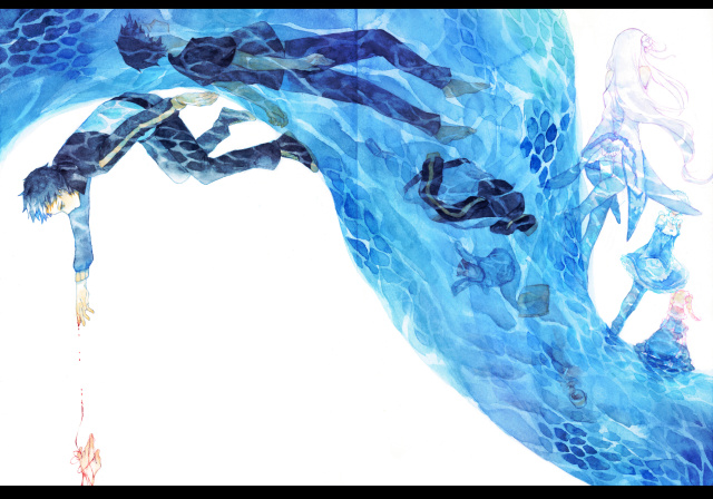 水彩イラスト（二次創作）