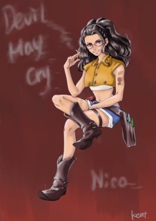 版権イラスト（DMC5ファンアート）