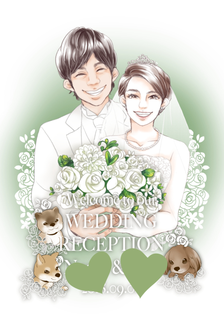 似顔絵等のサンプル