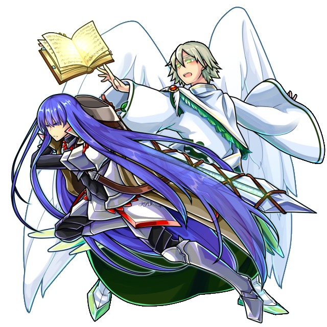 ソシャゲユニット風イラストサンプル