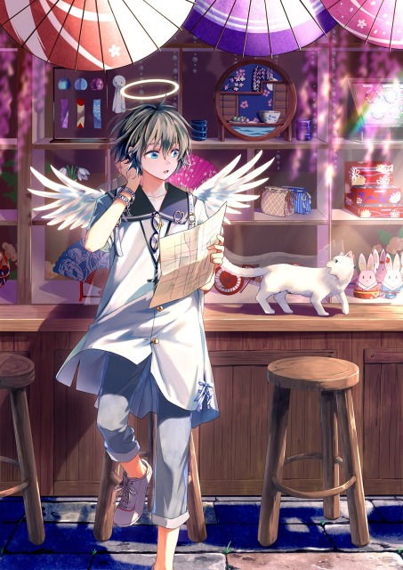 挿し絵 - 天使の案内人