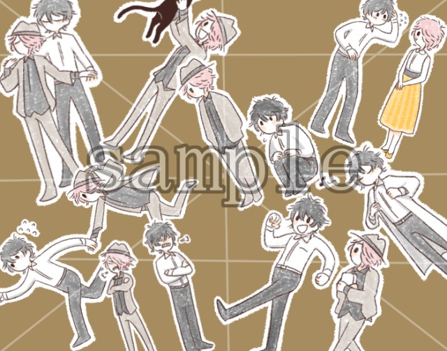 デフォルメイラスト　サンプル