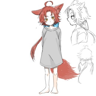 キャラクターデザイン（ラフ）