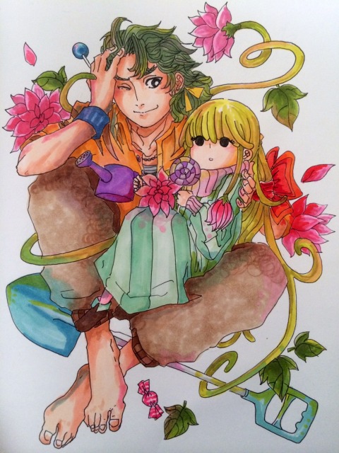 カラーイラストサンプル