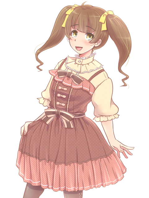 背景なし女の子単体