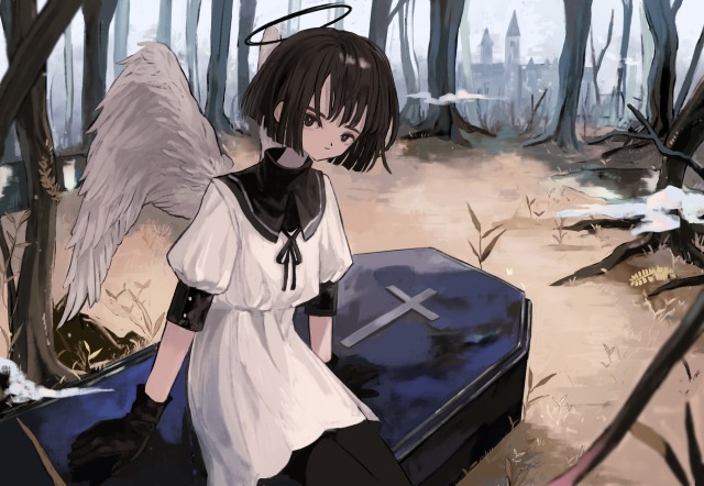 背景付きイラスト