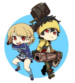 デフォルメ・SDキャラクターイラスト　サンプル