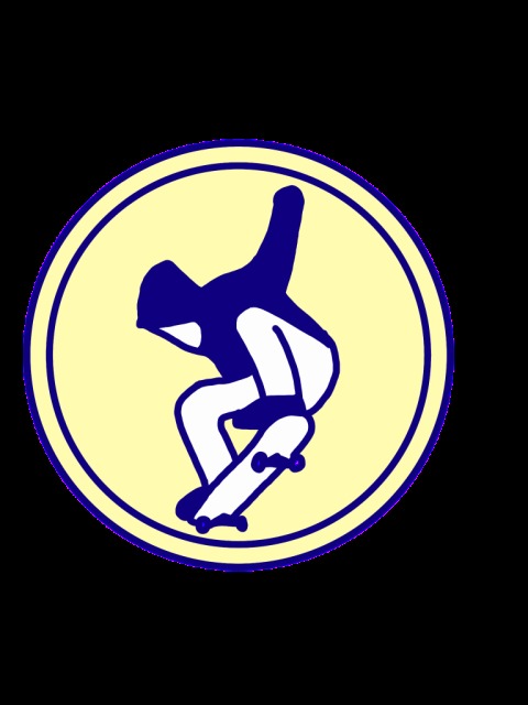 スケーター(シルエット)