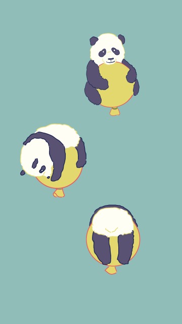 パンダの風船