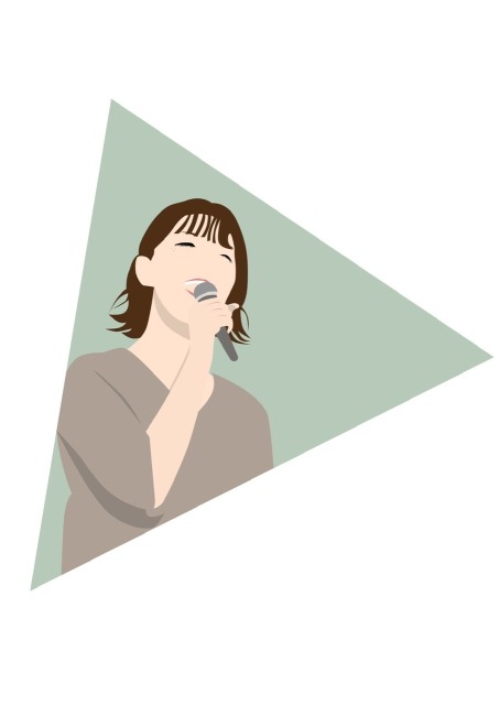 歌手目指しき美女