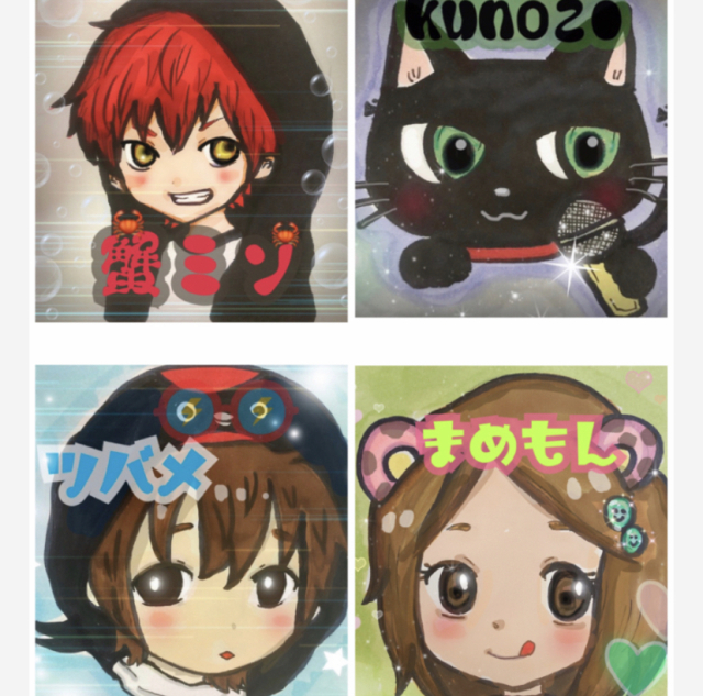 手書きで描いています！