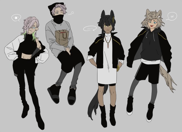 キャラデザ　立ち絵