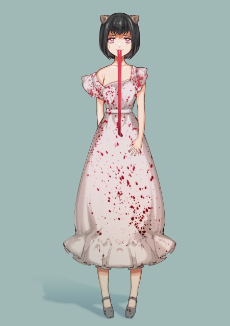 ヒグマの舌の女の子ちゃん