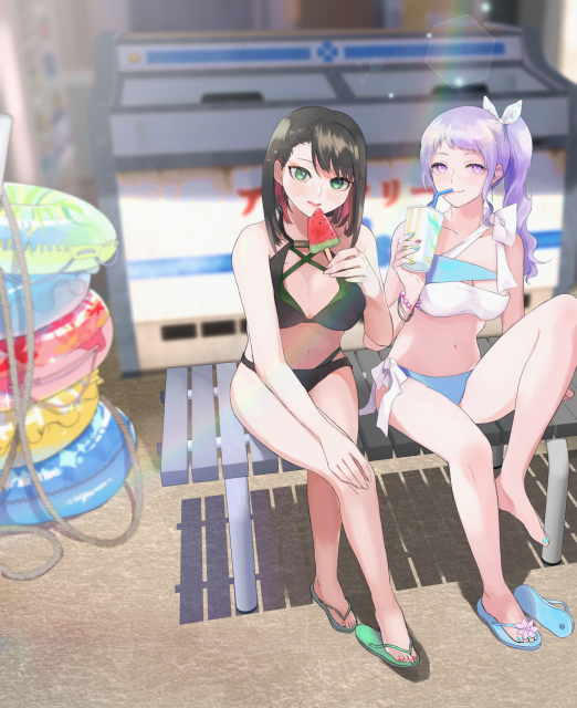 背景ありイラスト