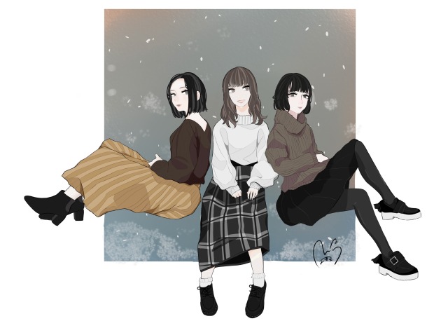 今年の下半期に作成したイラスト達です。