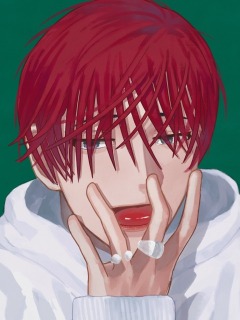 顔アップイラスト