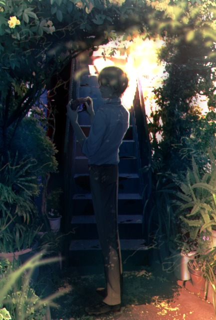 背景つき一枚絵