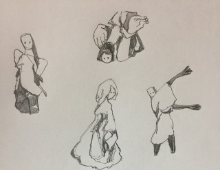 シンプル ポーズ イラスト