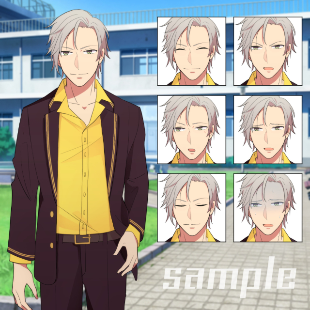 作画見本　男性