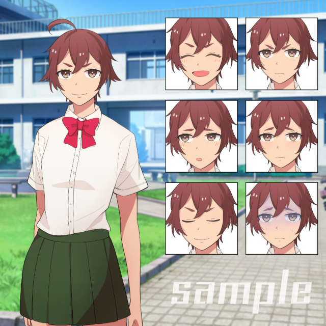 作画見本　女性