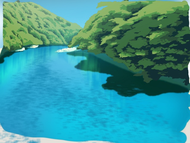 背景画(自然物)