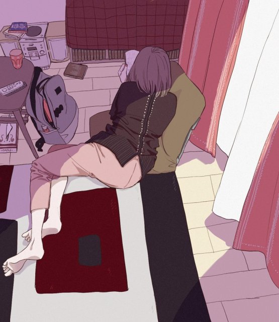 女の子(背景込み)