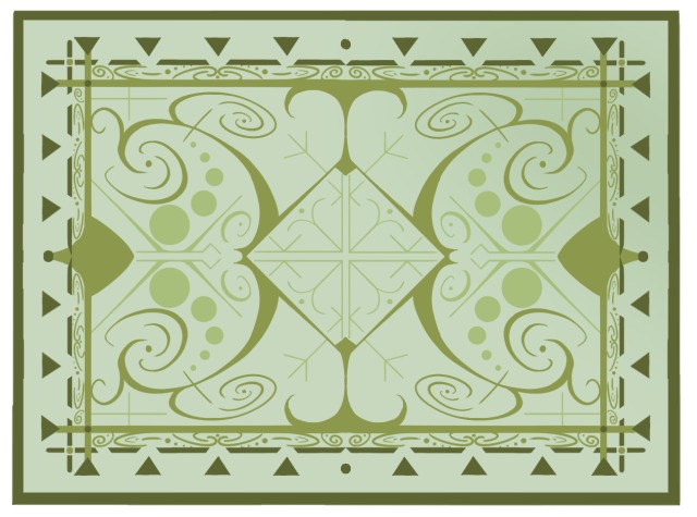 じゅうたん模様