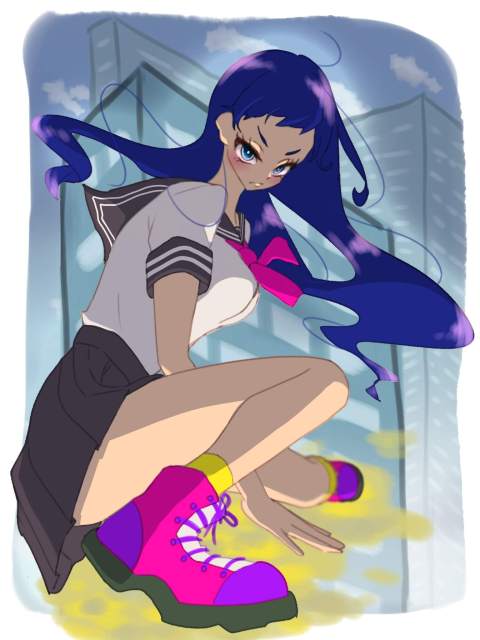 セーラー服スパイの女の子