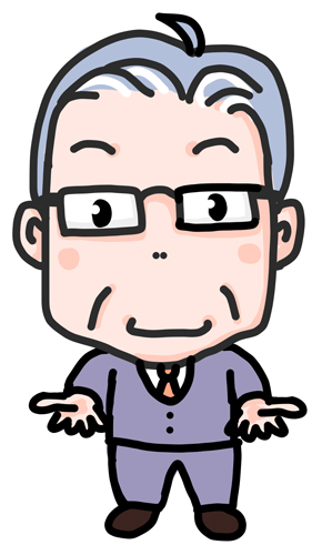 語りかけるビジネスマン（下書き）