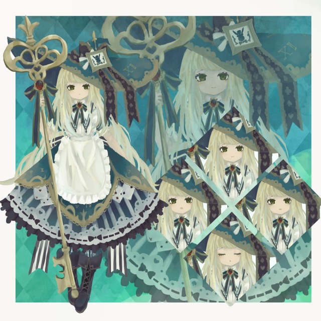 アリスモチーフの女の子