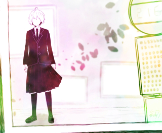 4月、日曜日の絵