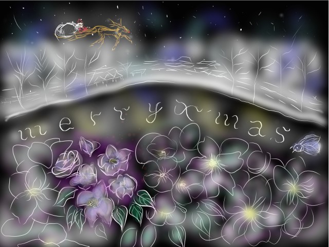 クリスマスポストカード