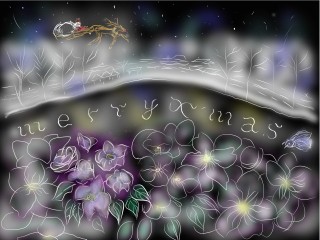 クリスマスポストカード