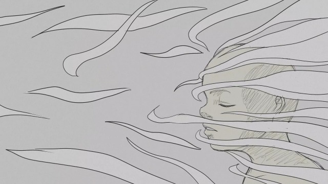 手描きアニメ作品(The birth)