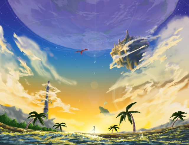 夕立のパノラマ