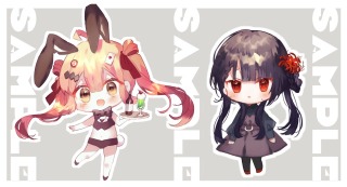 立ち絵サンプル(ミニキャラ)