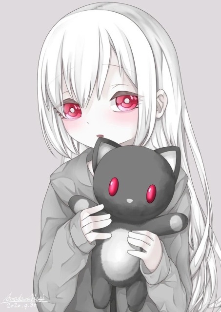 恥ずかしがり屋とぬいぐるみ