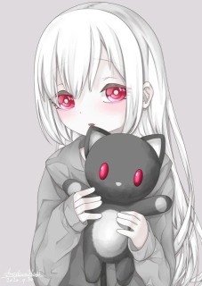 恥ずかしがり屋とぬいぐるみ