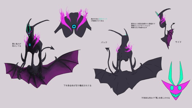 (依頼品)悪魔キャラクターデザイン