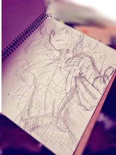 プロメア(アナログ)ラフ&rarr;完成