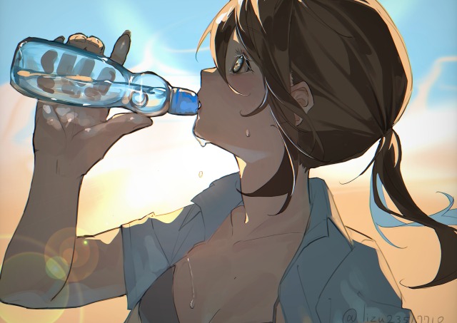 横向きイラスト