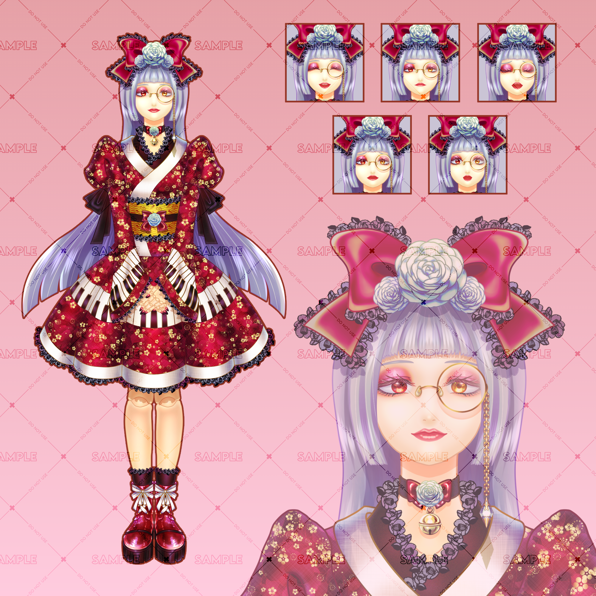 和風ゴスロリ球体関節人形 クリエイターへの直接発注で高品質なイラストをご提供 イラスト マンガ特化型クラウドソーシングサービス Gikutas Direct