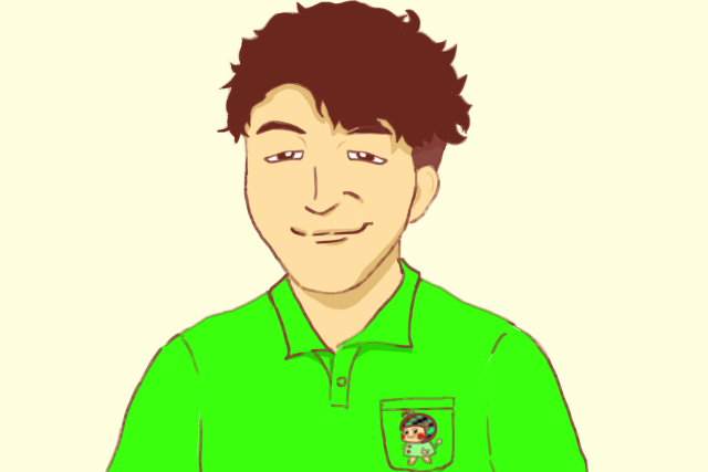 男性似顔絵イラスト/SNSアイコン